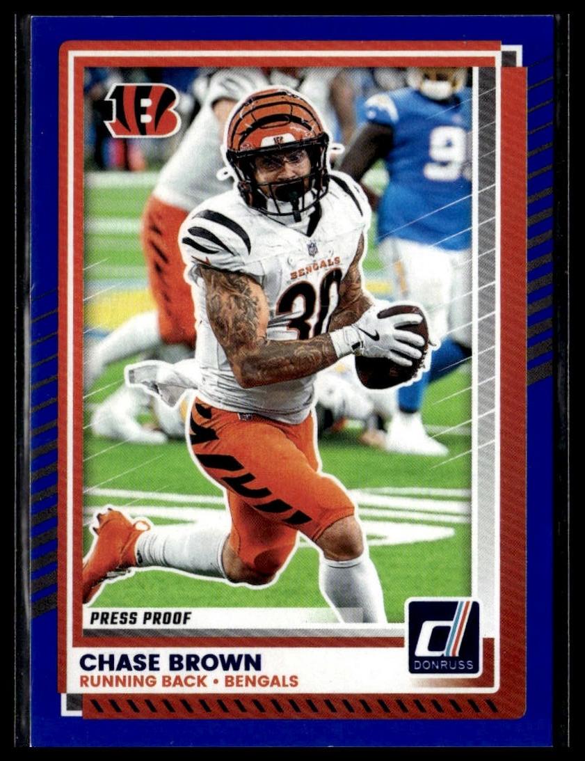 2025 Donruss #294 Chase Brown — front of card