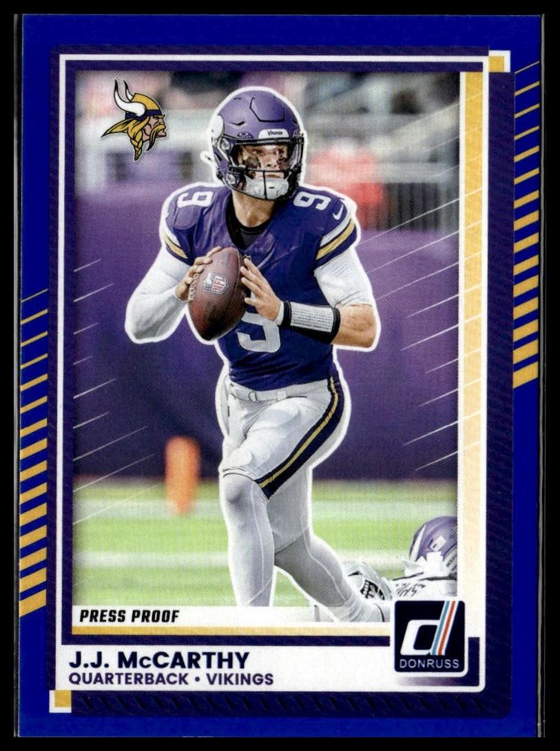 2025 Donruss #57 J.J. McCarthy — front of card