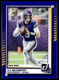2025 Donruss #57 J.J. McCarthy — front of card