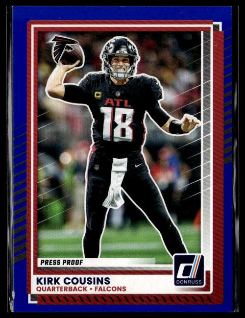 2025 Donruss #114 Kirk Cousins — front of card
