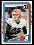 2025 Donruss #392 Carson Schwesinger — front of card