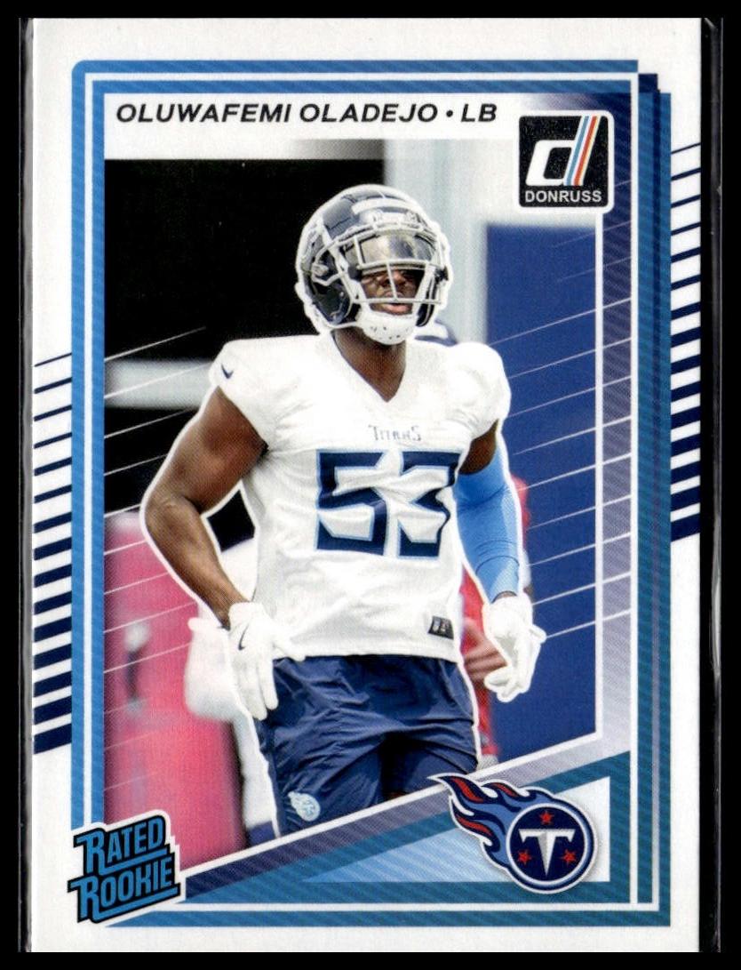 2025 Donruss #384 Oluwafemi Oladejo — front of card