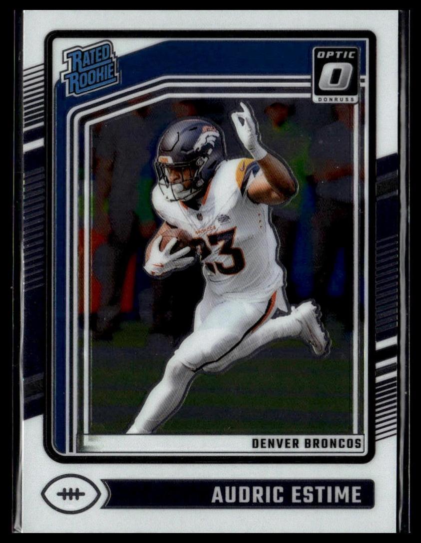 2024 Donruss Optic #206 Audric Estime — front of card