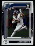 2024 Donruss Optic #206 Audric Estime — front of card